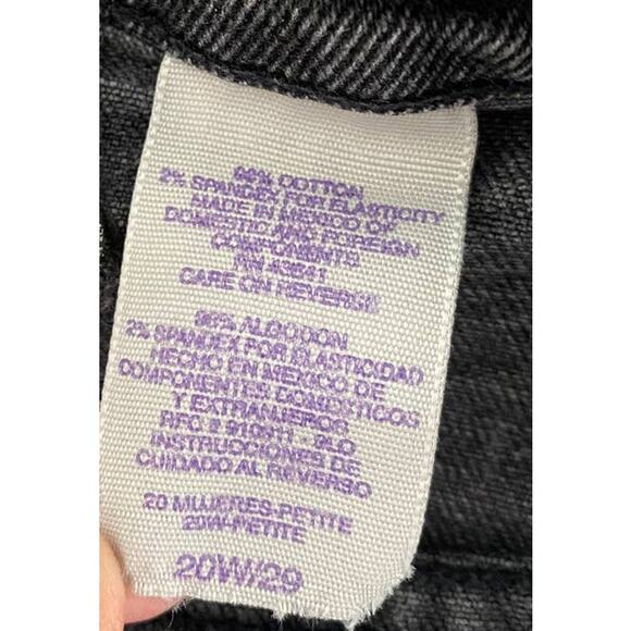 Vintage Just My Size Women's Size 20W/29 Faded Black Mom Jeans Stretch - Picture 3 of 5